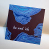"du und ich" Postkarte